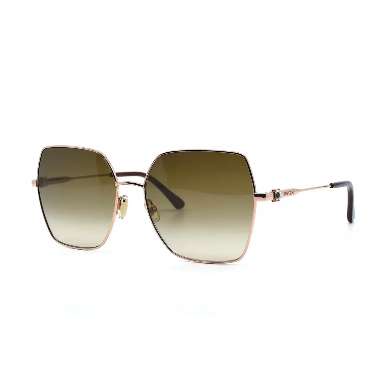 Jimmy Choo Sunglasses JC Reye_s Ddb 59mm Gold Copper / Brown Lens - Frame: Gold Copper, Lens: Brown