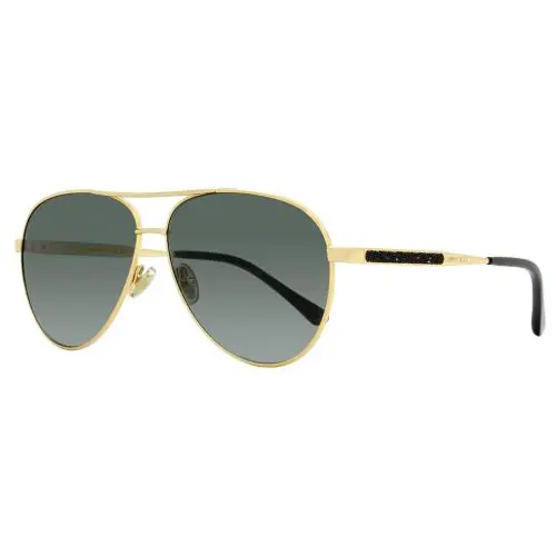 Jimmy Choo Pilot Sunglasses Jimena 2M29O Gold/black 60mm - Frame: Gold/Black, Lens: Gray Gradient