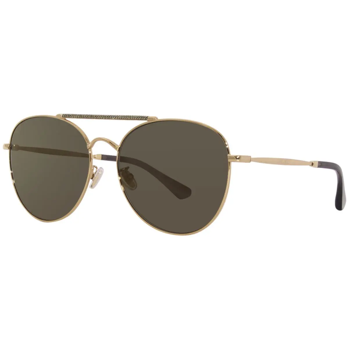 Jimmy Choo Abbie/g/s W8QK1 Sunglasses Women`s Gold/grey Lenses Oval Shape 61mm