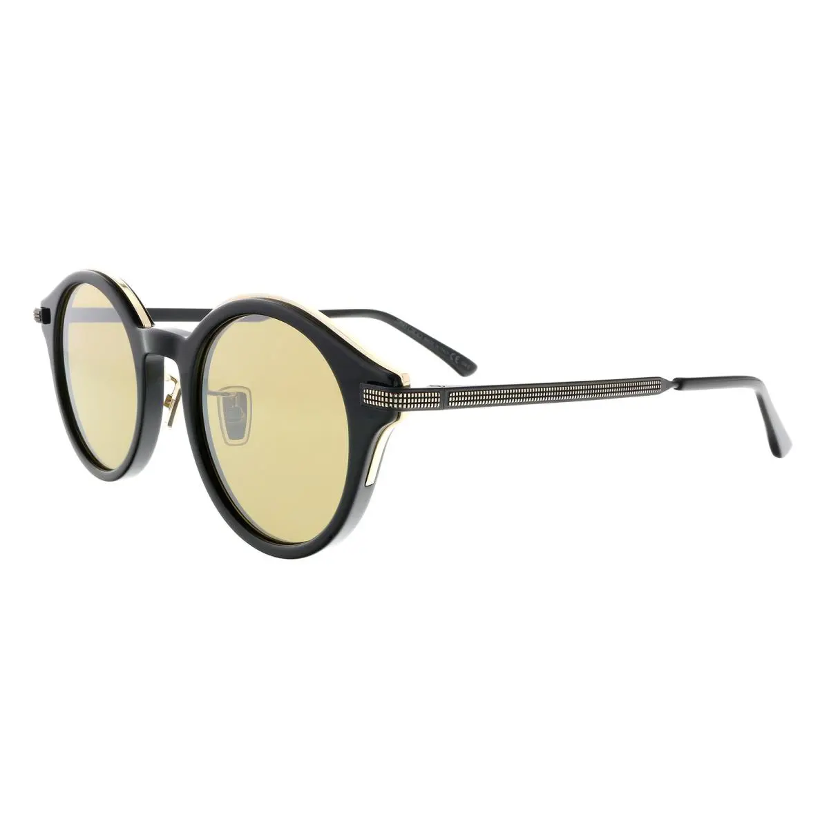 Nick/s 02M2 Black/gold Round Sunglasses by Jimmy Choo