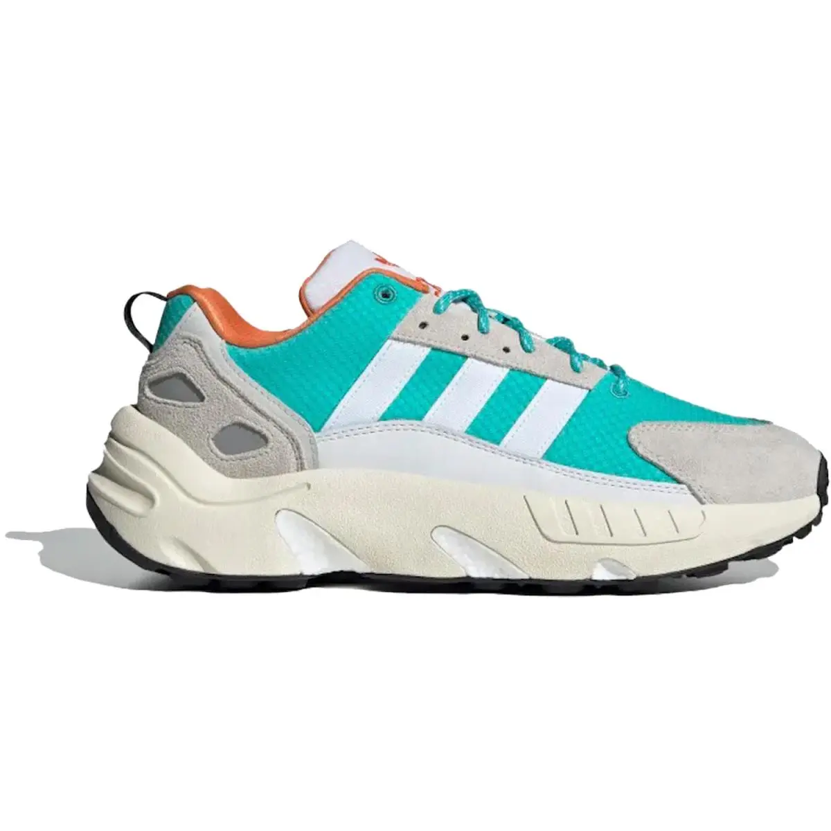 Adidas shoes - Cloud White / Semi Mint Rush / Semi Solar Orange 0