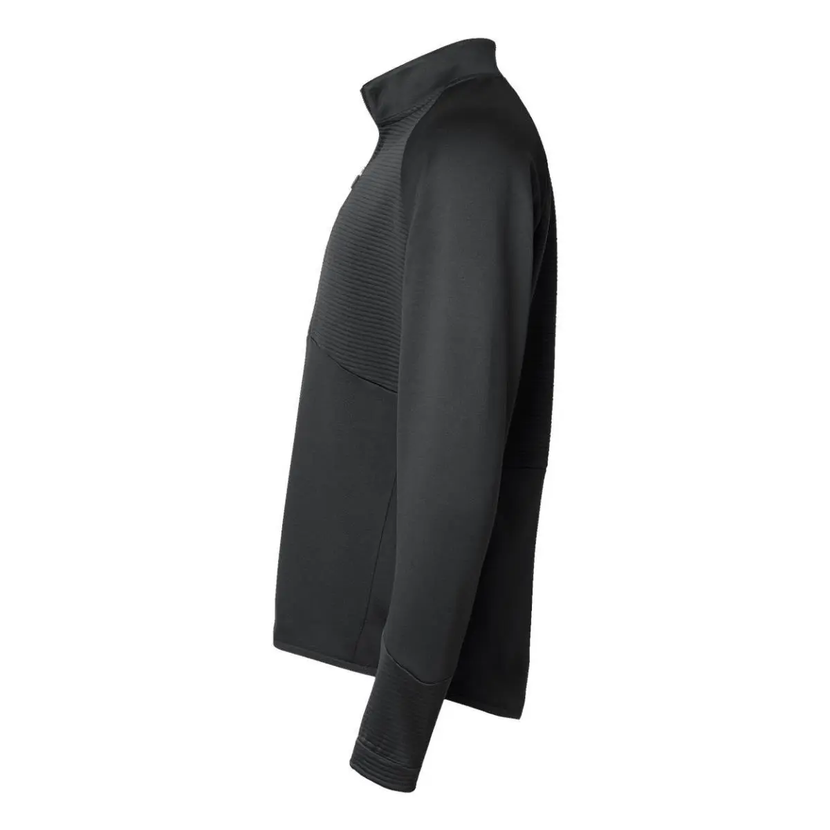 Adidas clothing - Adidas Quarter-Zip - Black, Navy, Grey, Crimson, Main: Grey Three 4