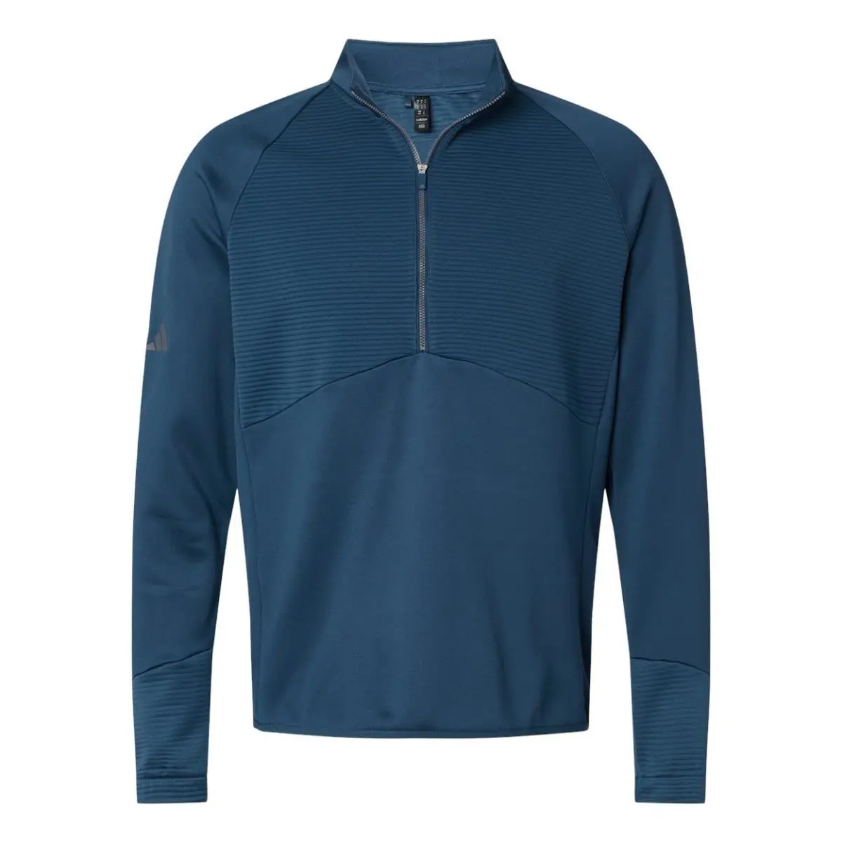 Adidas clothing - Adidas Quarter-Zip - Black, Navy, Grey, Crimson, Main: Grey Three 8