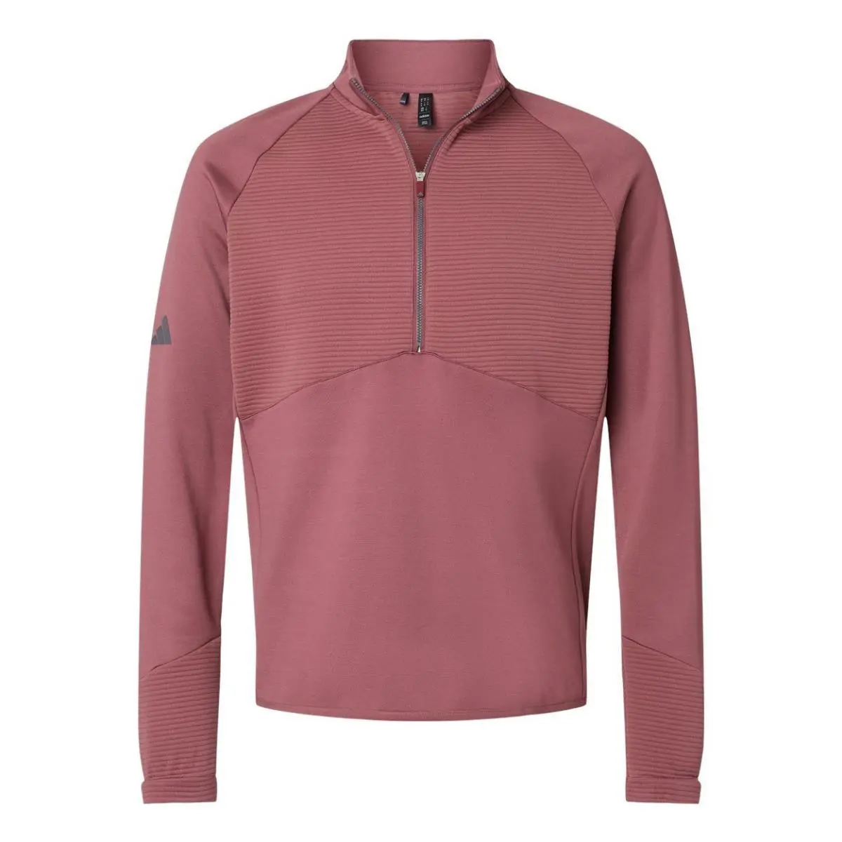Adidas clothing - Adidas Quarter-Zip - Black, Navy, Grey, Crimson, Main: Grey Three 11