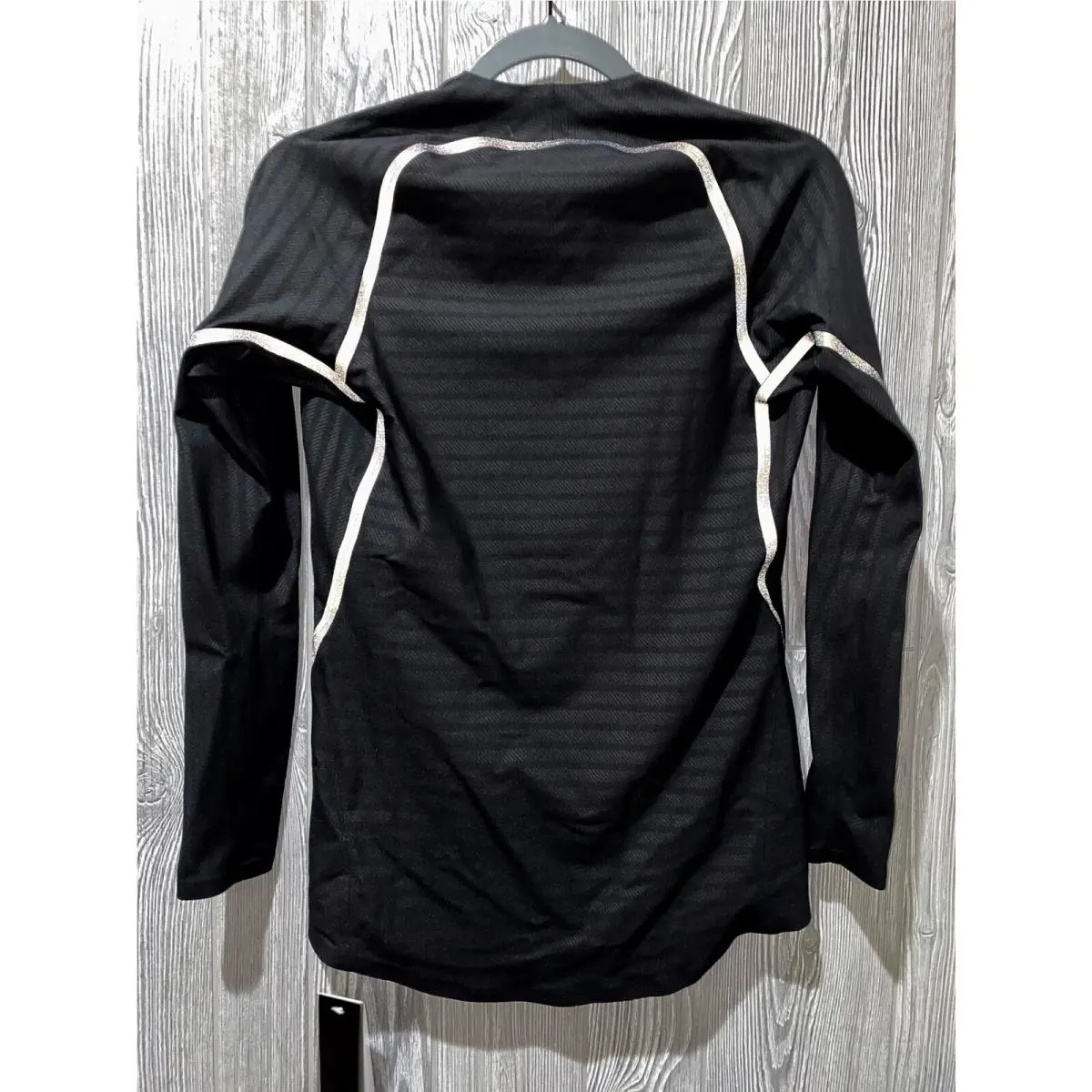Adidas clothing - ADIDAS Alphaskin 360 Compression Black Long Sleeve Crew Tee Shirt - CF7163 - Black, Main: Black 7