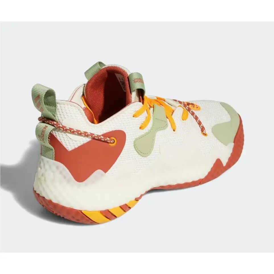 Adidas shoes - adidas Harden Vol. 6 - Harden - GW9030 - Wonder White/Magic Lime/Altered Amber 2