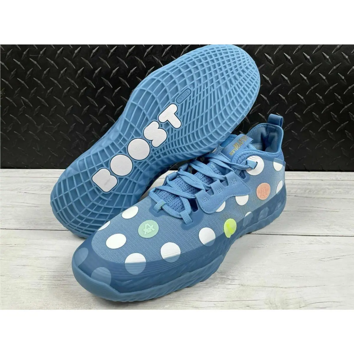 Adidas shoes - adidas Harden 5 Futurenatural Polka Dot - GX6146 - Blue 4