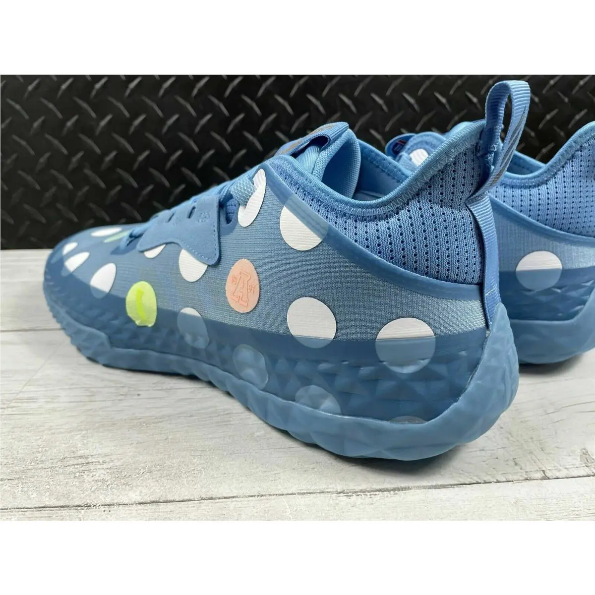Adidas shoes - adidas Harden 5 Futurenatural Polka Dot - GX6146 - Blue 6