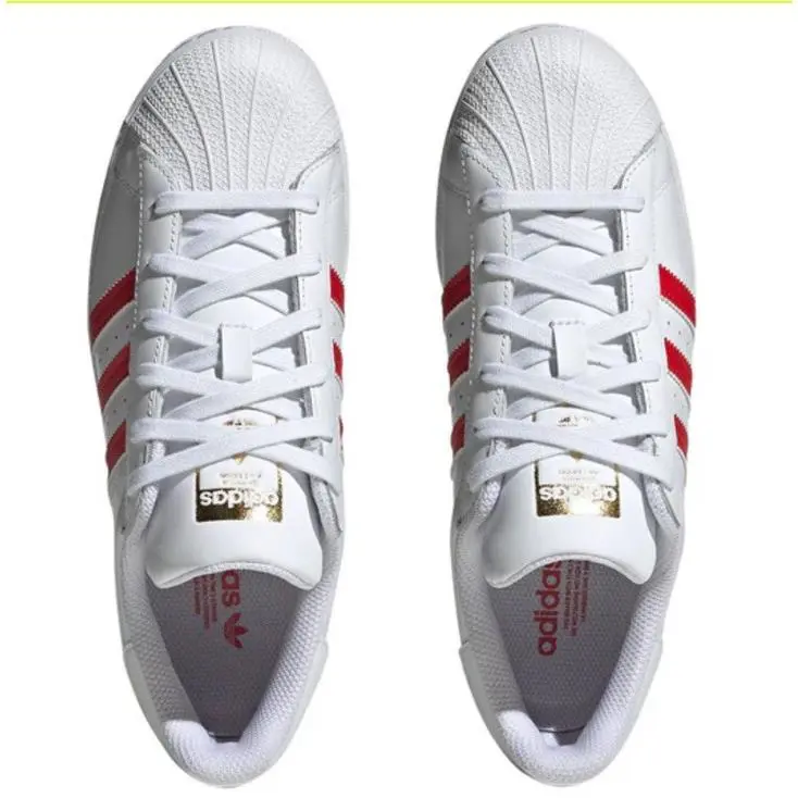 Adidas shoes - adidas Superstar - Superstar - HQ1903 - White/Betsca (Red)/Metallic Gold 3