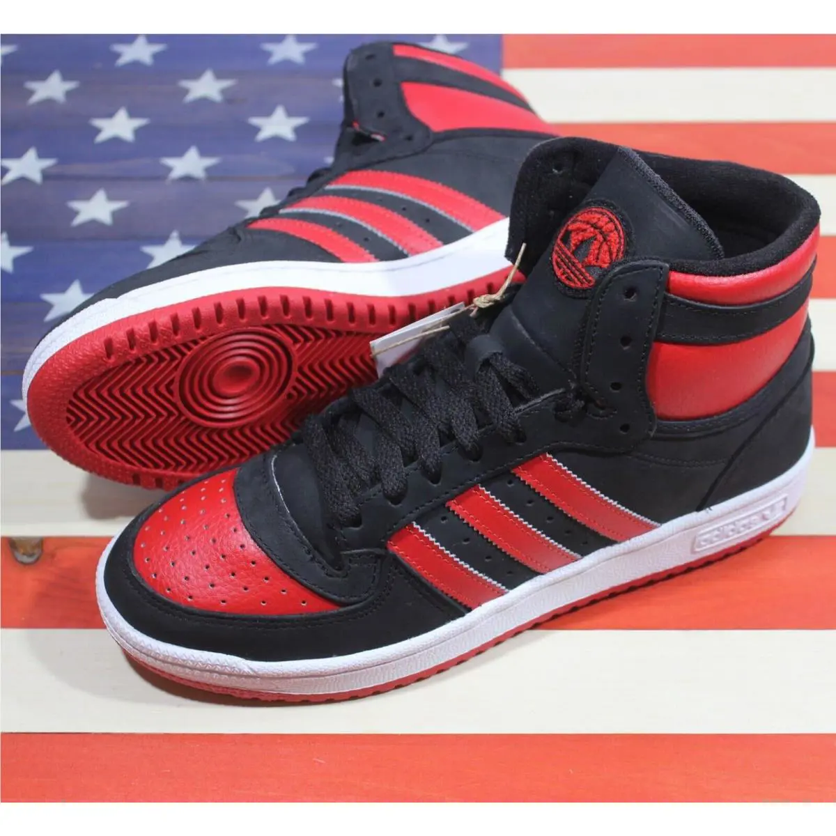 Adidas shoes - adidas Superstar - Superstar - FZ6024 - Red, Manufacturer: Core-Black/Scarlet/White 7