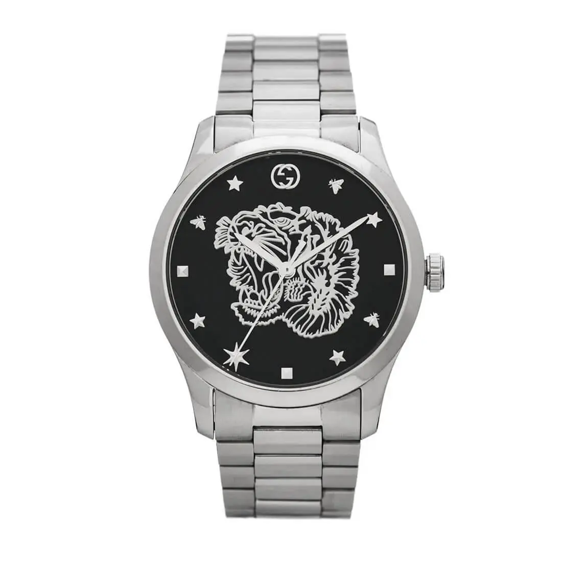 Gucci YA1264125 Women`s G-timeless Black Quartz Watch