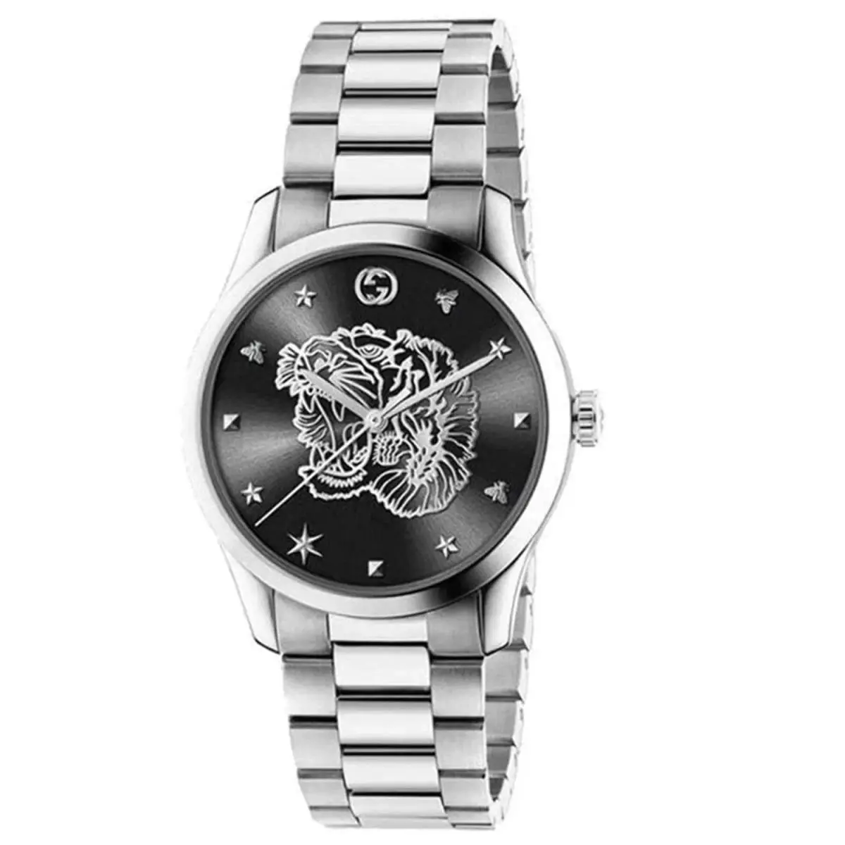 Gucci YA1264125 Women`s G-timeless Black Quartz Watch
