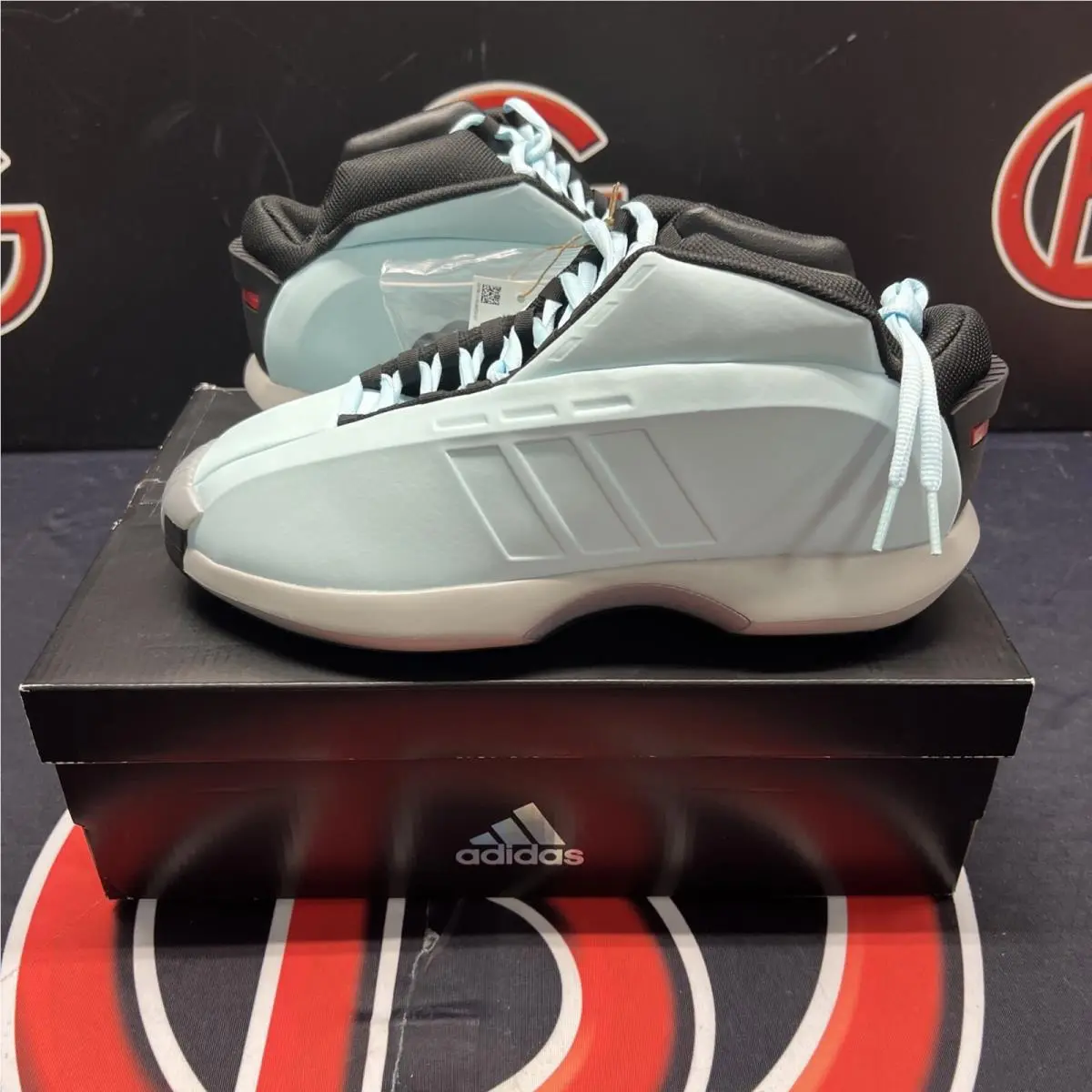 Men’s Adidas Crazy 1 Kobe 2023 Ice Bluesilver/core Black Size 10 IG5896
