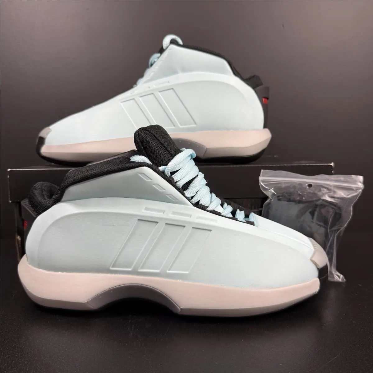 Kobe Crazy 1 Ice Blue IG5896 Basketball Shoes Sneakers Men`s Size 8 by Adidas