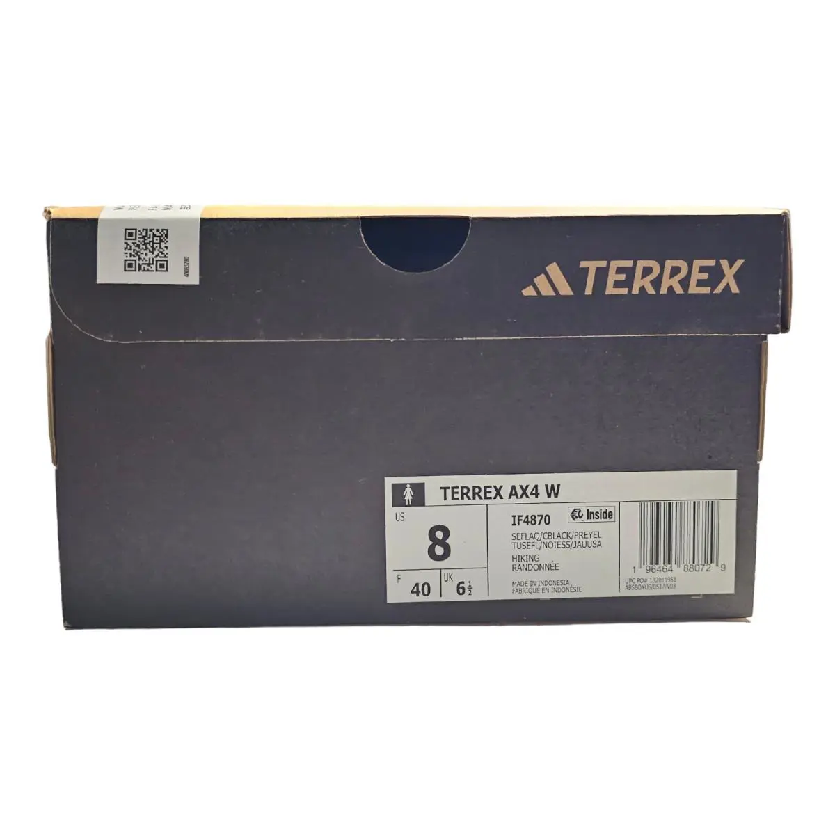 Adidas shoes - adidas TERREX AX4 - TERREX - IF4870 - Semi Flash Aqua / Core Black / Preloved Yellow (UPC: 196464880729) 7