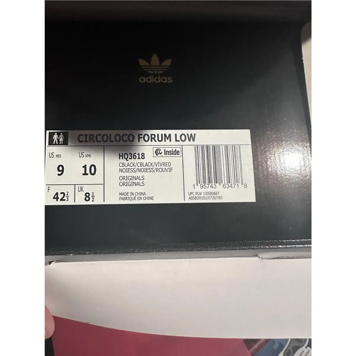 Adidas shoes - adidas Forum Low - Forum Low - Hq3618 - Core Black / Core Black 6