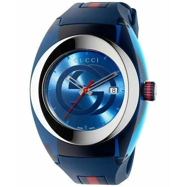 Gucci YA137104 Sync Xxl Watch Blue