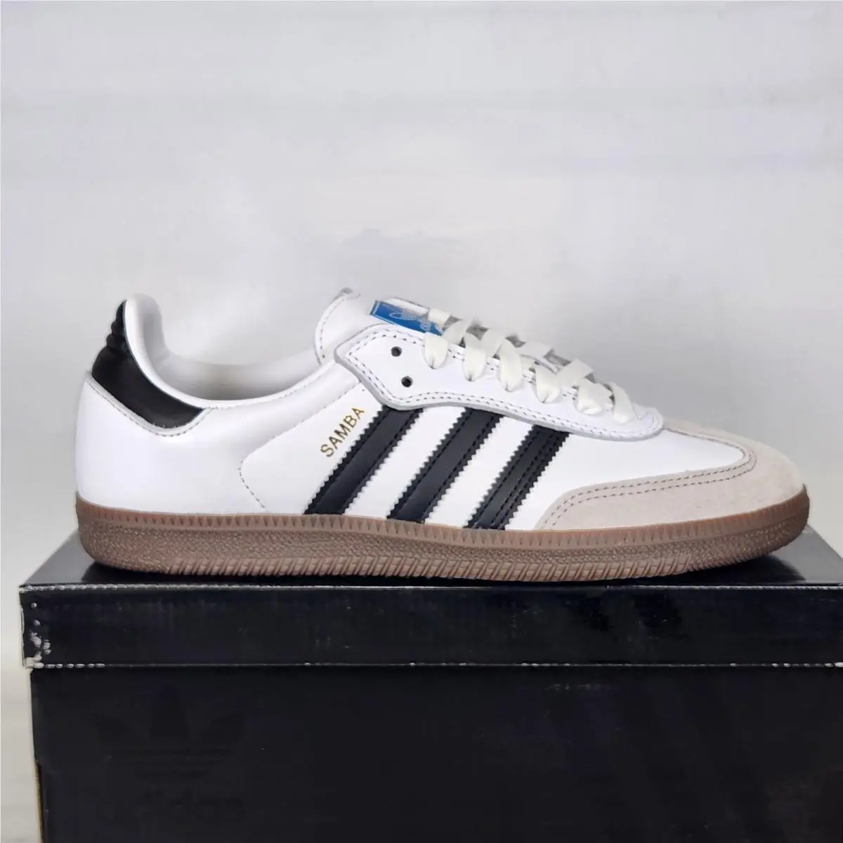 Size 6.5 - Adidas Samba Adv - Cloud White / Core Black / Gum - Mens - GZ8477