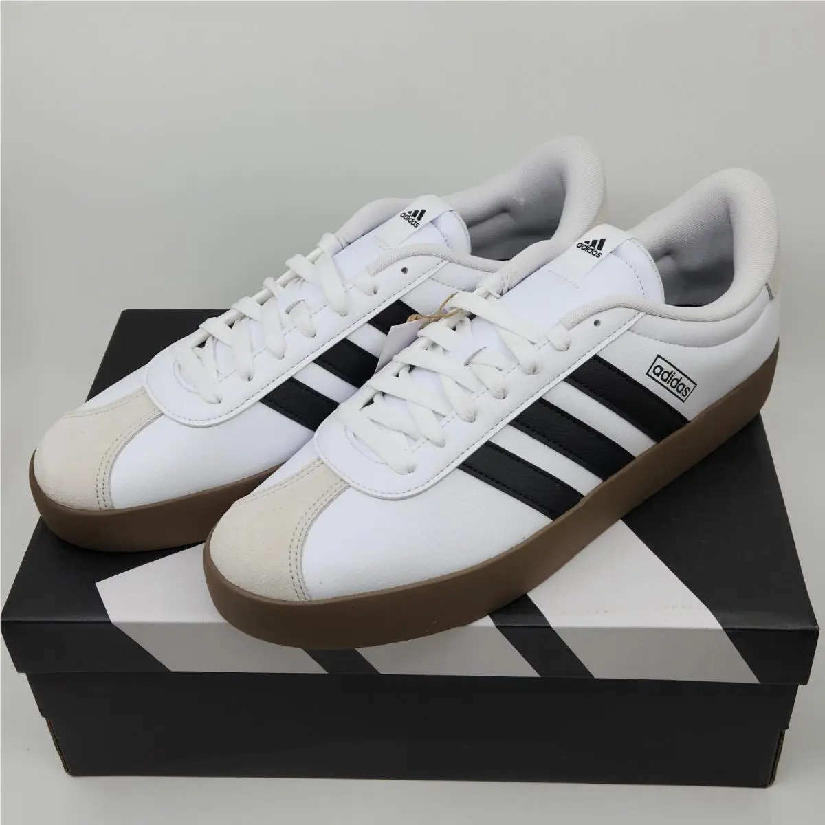 Adidas shoes - adidas VL Court 3.0 - Court - ID6285 - White/Black/Gum (UPC: 196474618459) 1