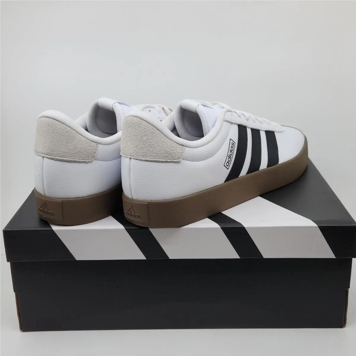 Adidas shoes - adidas VL Court 3.0 - Court - ID6285 - White/Black/Gum (UPC: 196474618459) 3