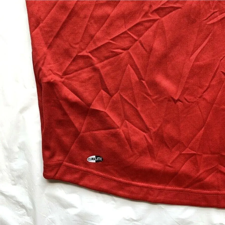 Adidas clothing - adidas ClimaLite Baseball Jersey - ClimaLite Baseball Jersey - Red 6