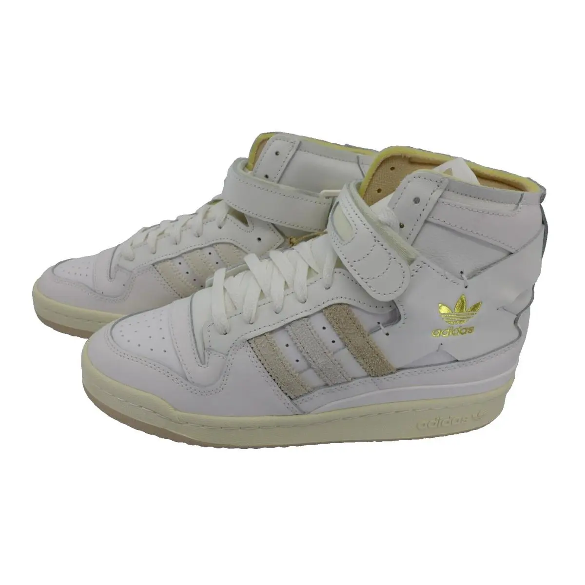 Adidas Forum 84 HI Mens Cloud White Multi Color Athletic Shoes Size 8.5