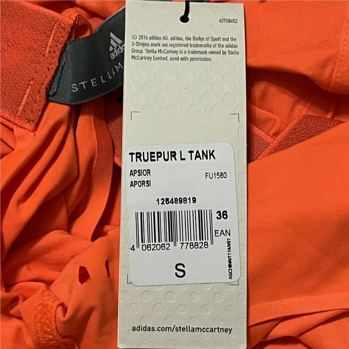 Adidas clothing - Orange (UPC: 194827244546) 1
