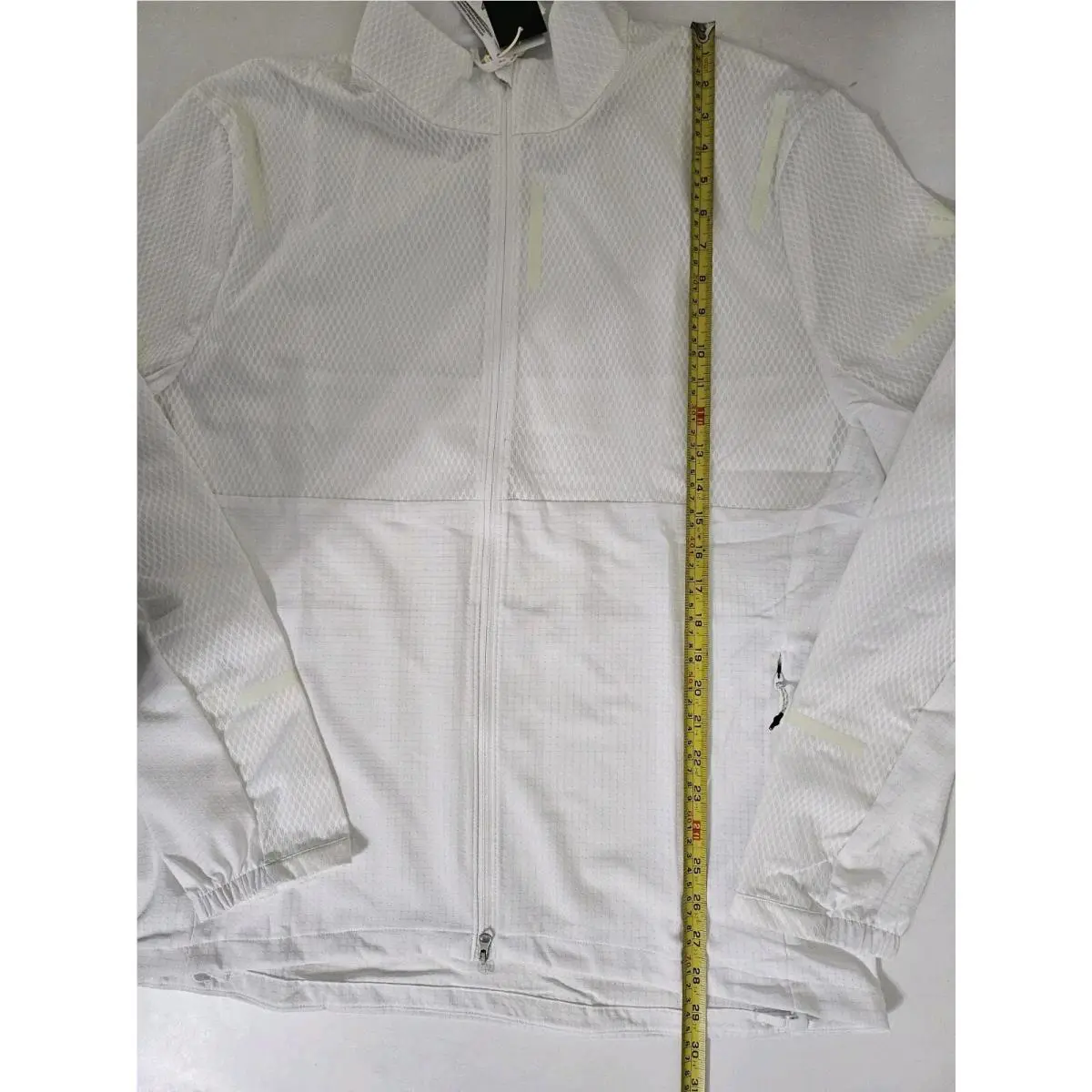 Adidas clothing - Adidas X-City Reflect at Night Running Jacket - HM8448 - White (UPC: 196460662855) 21