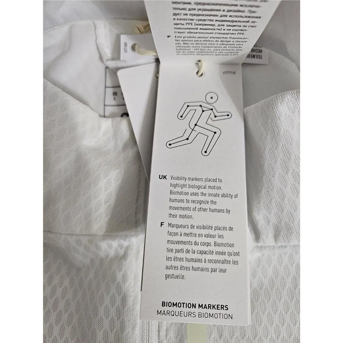 Adidas clothing - Adidas X-City Reflect at Night Running Jacket - HM8448 - White (UPC: 196460662855) 13