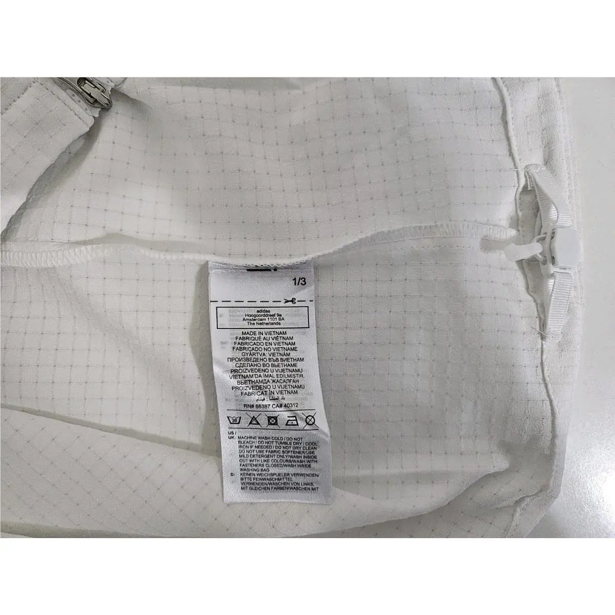Adidas clothing - Adidas X-City Reflect at Night Running Jacket - HM8448 - White (UPC: 196460662855) 17