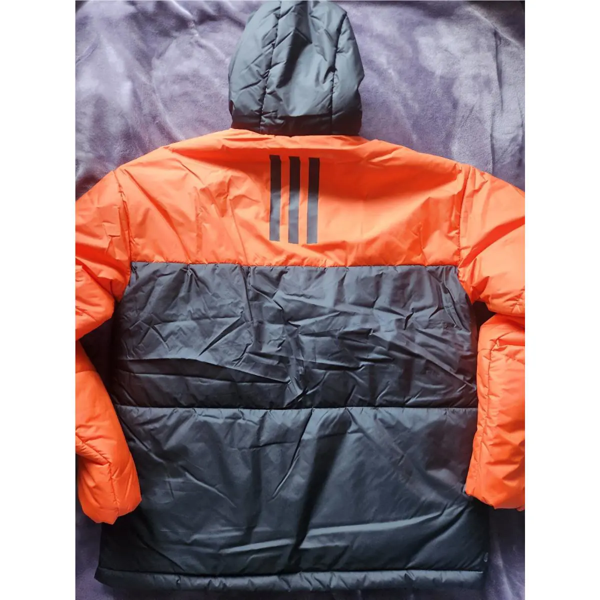 Adidas clothing - Adidas 3-Stripes Puffy - Puffy - HG4885 - Orange 2