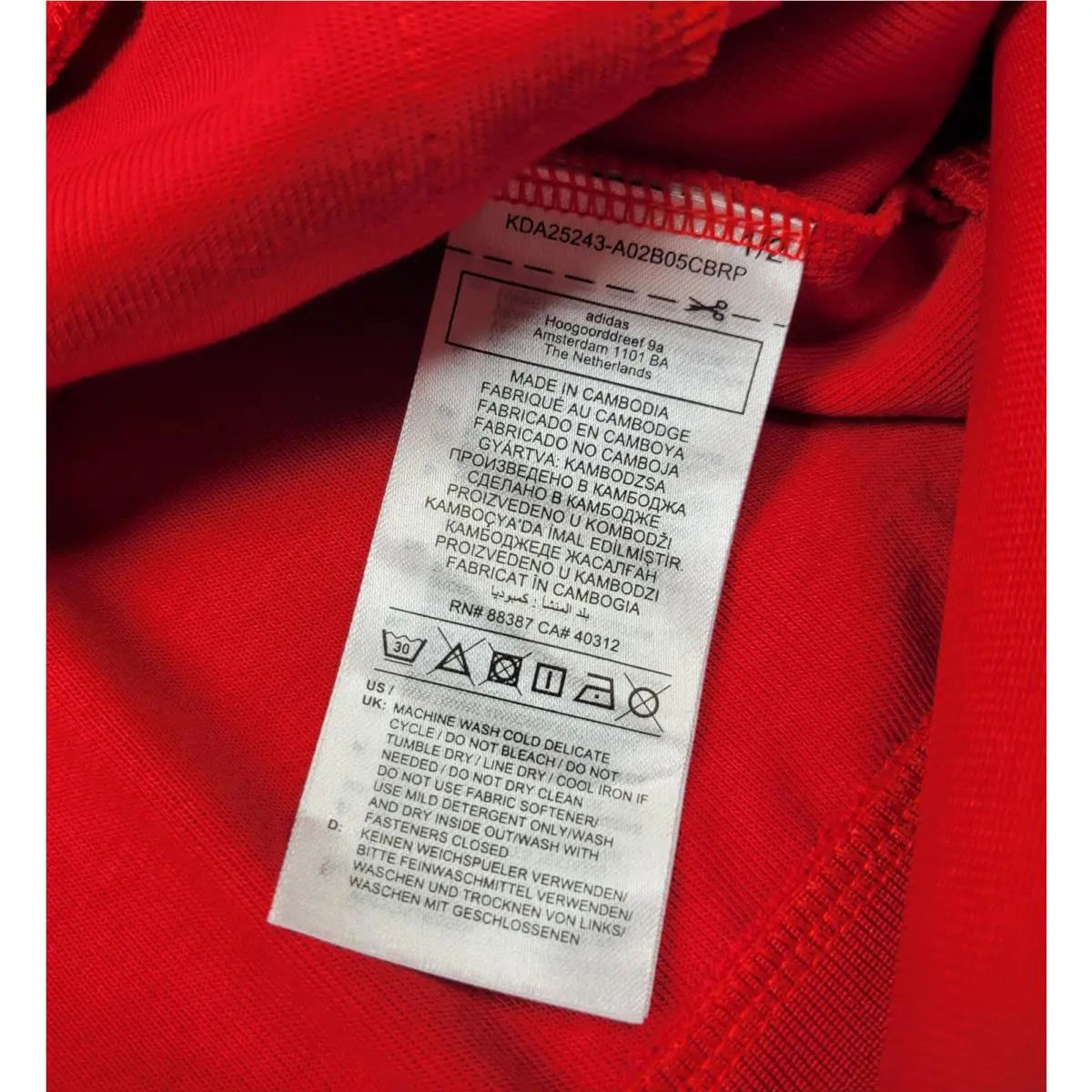 Adidas clothing - Adidas Superstar Trefoil Monogram Track Jacket - IJ5689 - Red 10