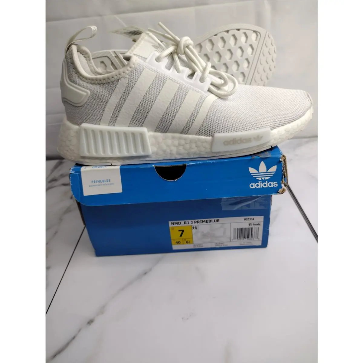 Adidas shoes - adidas NMD R1 - NMD - HO3334 - White 4