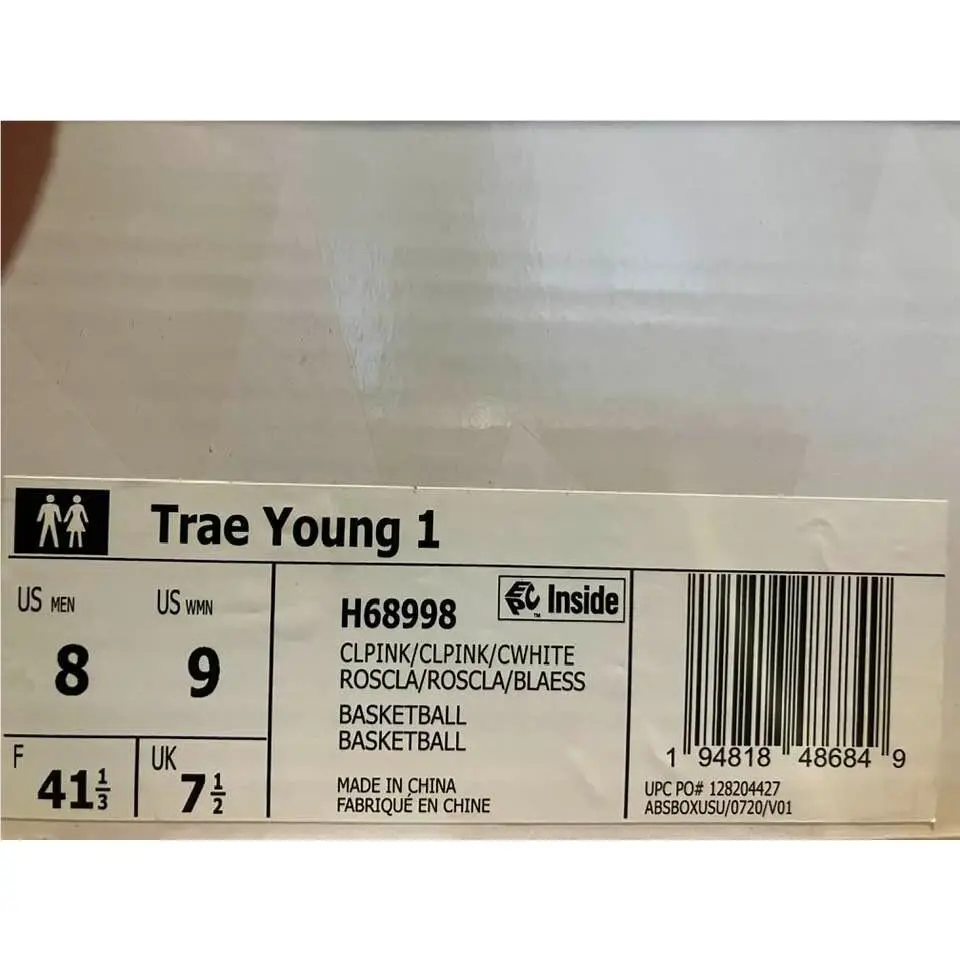 Adidas shoes - adidas Trae Young 1 - Trae Young - H68998 - Pink 4