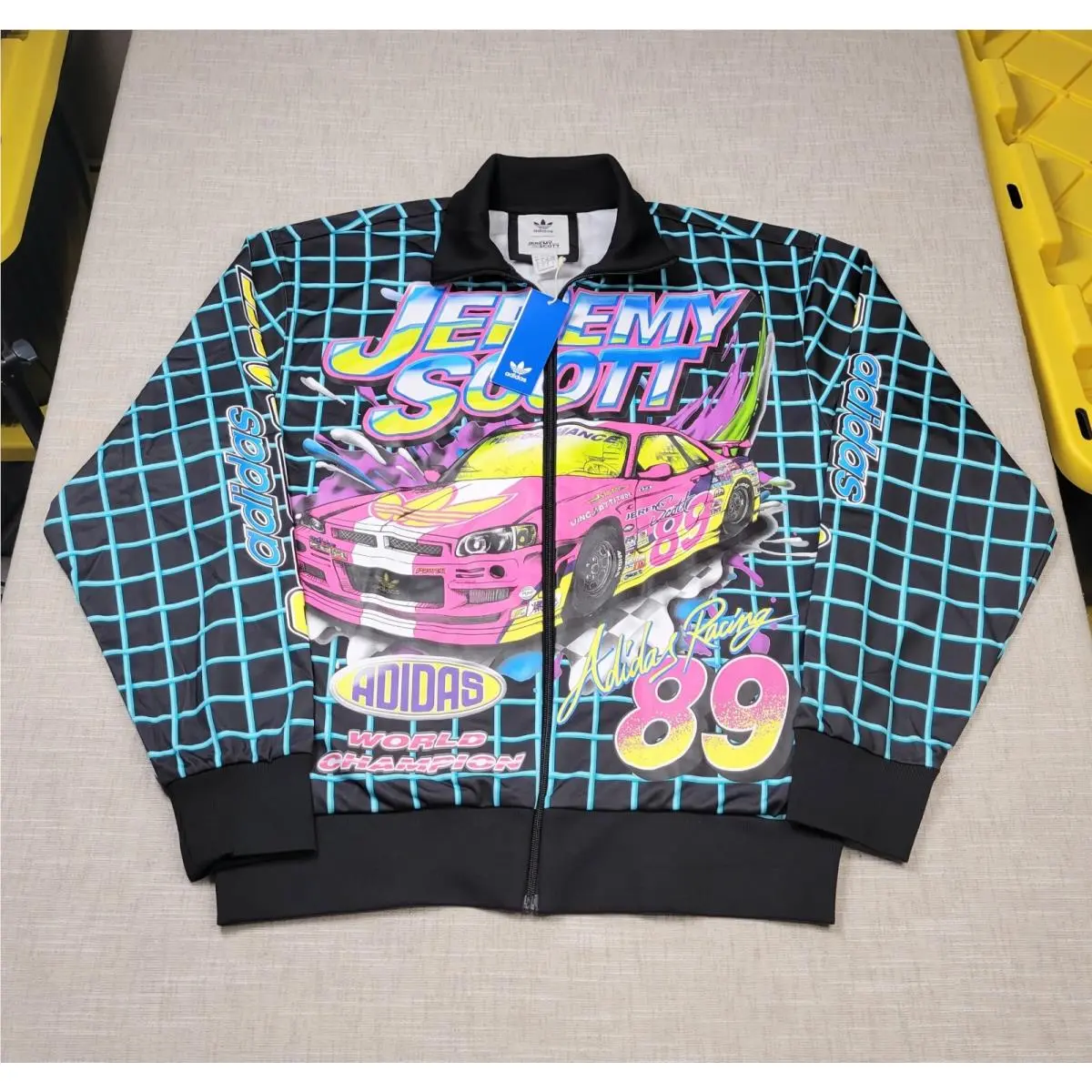 Adidas clothing - Adidas Jeremy Scott Rally - Jeremy Scott Rally - HG6509 - Black Blue 0