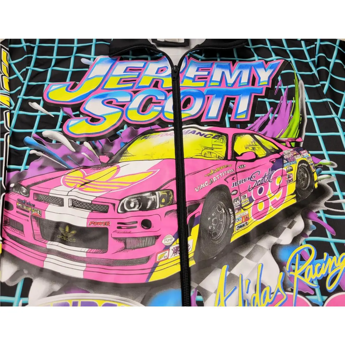 Adidas clothing - Adidas Jeremy Scott Rally - Jeremy Scott Rally - HG6509 - Black Blue 1