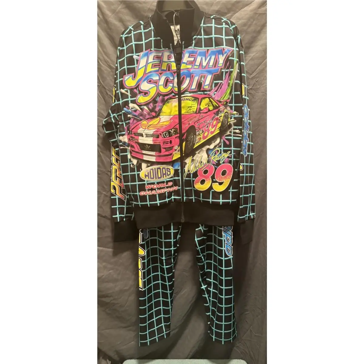 Adidas clothing - Adidas Jeremy Scott Rally - Jeremy Scott Rally - HG6509 - Black Blue 5