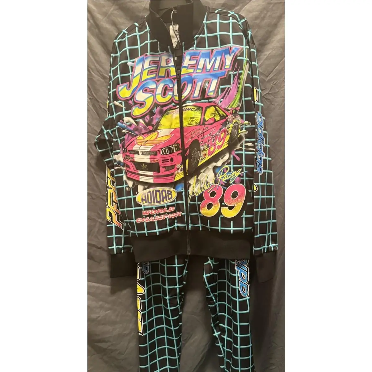 Adidas clothing - Adidas Jeremy Scott Rally - Jeremy Scott Rally - HG6509 - Black Blue 6