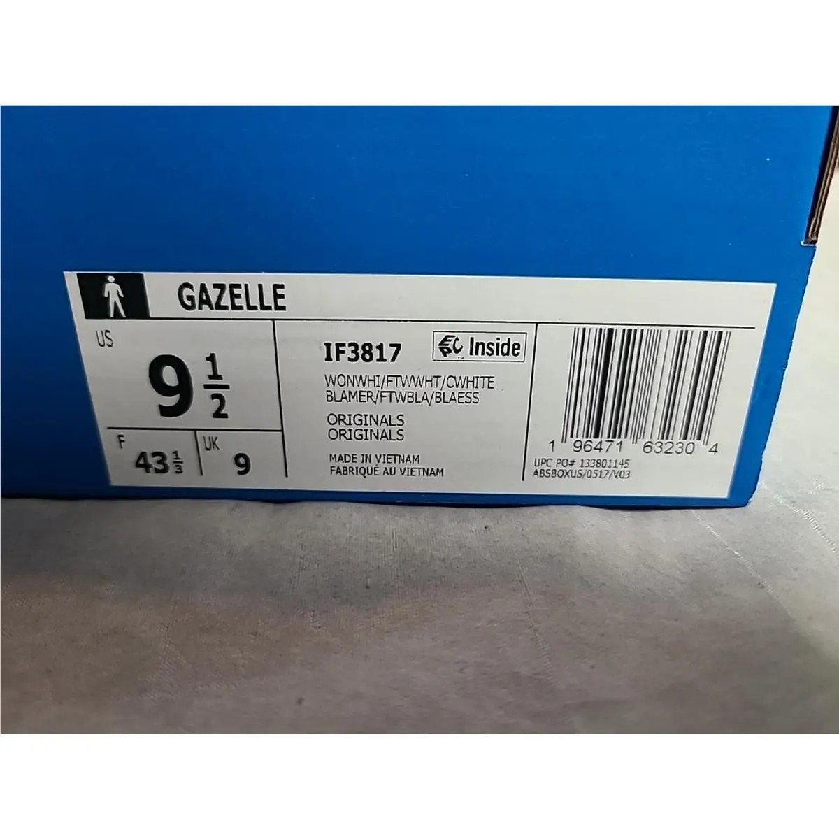 Adidas shoes - adidas Gazelle - Gazelle - IF3817 - Blue (UPC: 6569331635304) 8