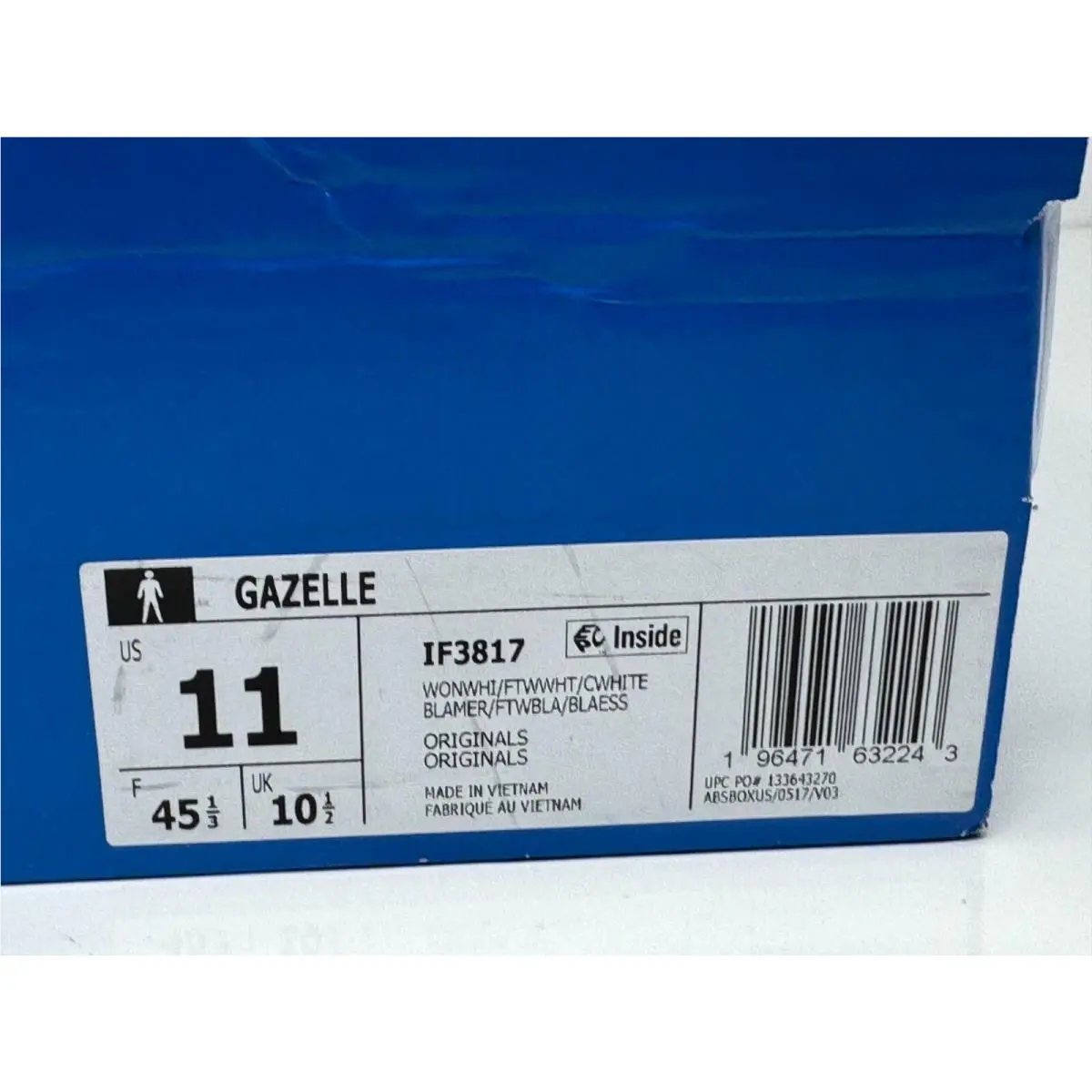 Adidas shoes - adidas Gazelle - Gazelle - IF3817 - Wonder White (UPC: 196471632243) 5