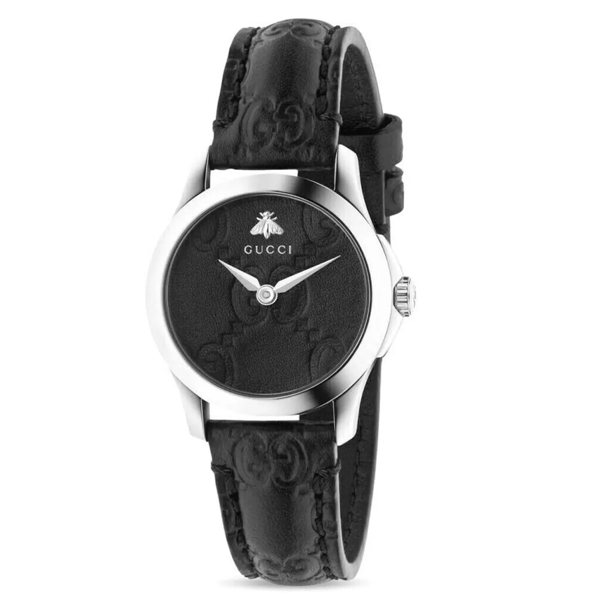 Gucci YA126579A Women`s G-timeless Black Dial Quartz Watch