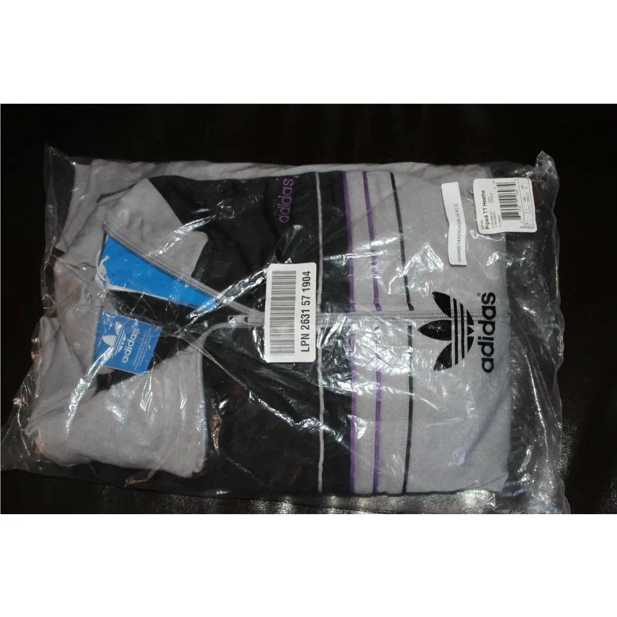 Adidas clothing - BLACK/ALUMINIUM HEATHER/ROYAL 0