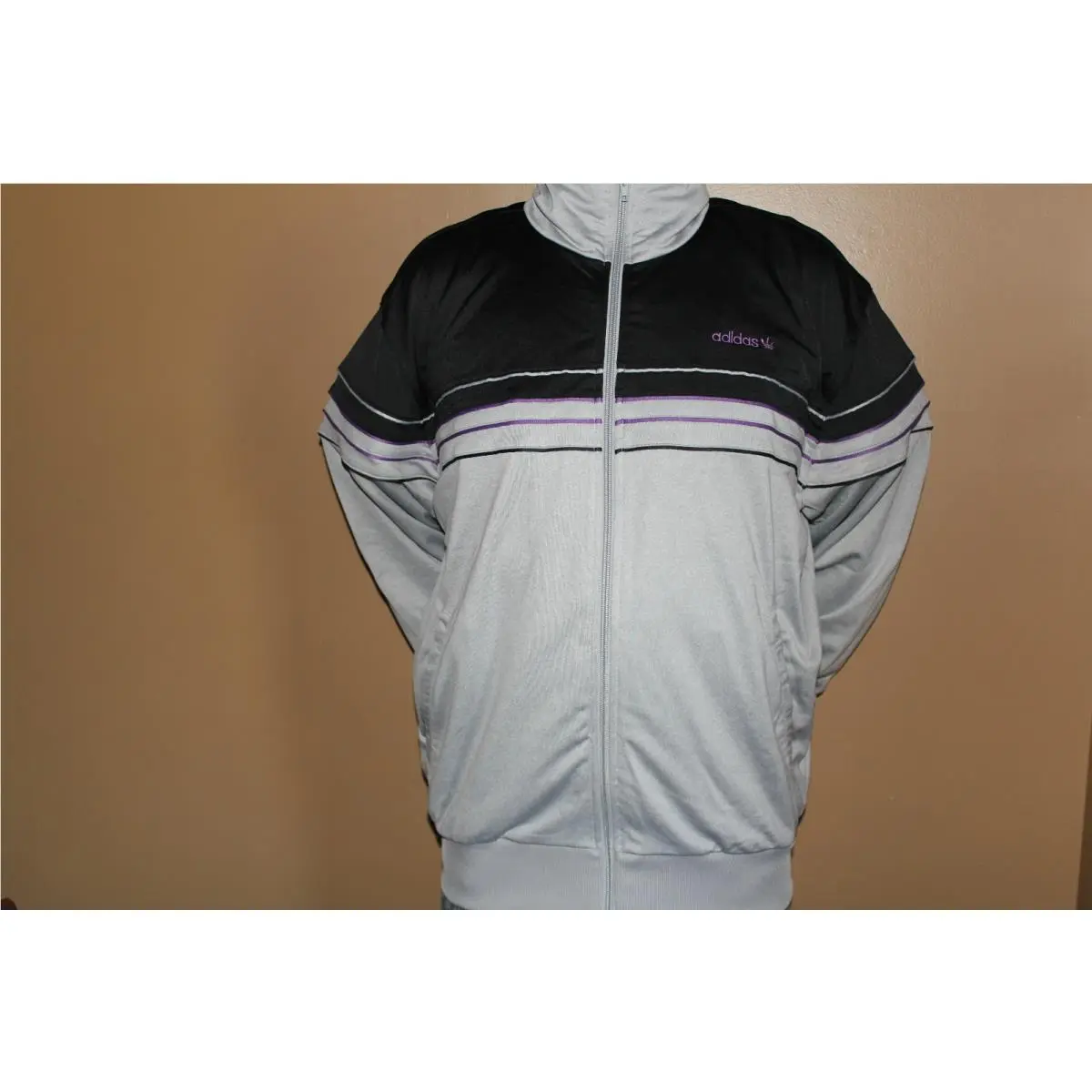 Adidas clothing - BLACK/ALUMINIUM HEATHER/ROYAL 1