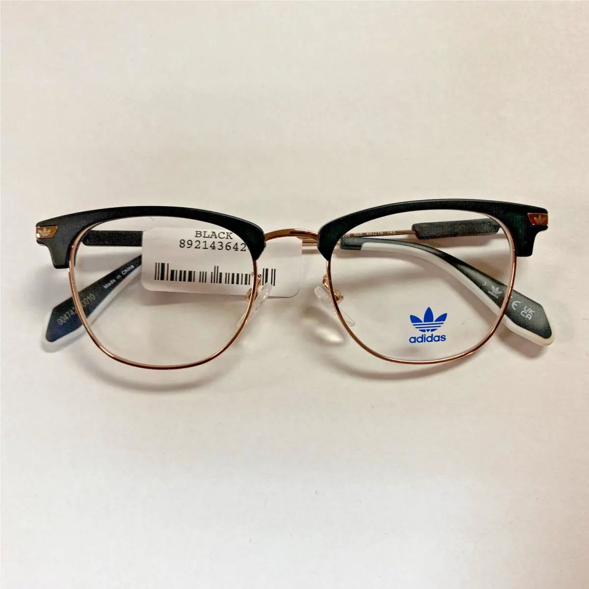 Adidas OR5036 005 Black/gold Frame Eyeglasses Demo Lens 49-19-145