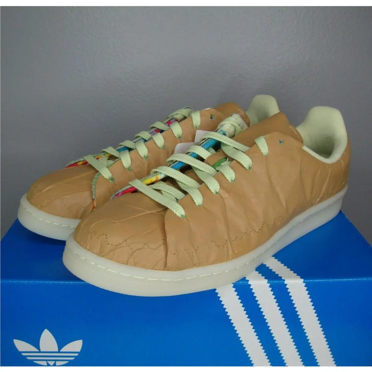Campus 80 Crop Casual Shoes Customize Brown Tear Away Sz 8.5 H03540 by Adidas