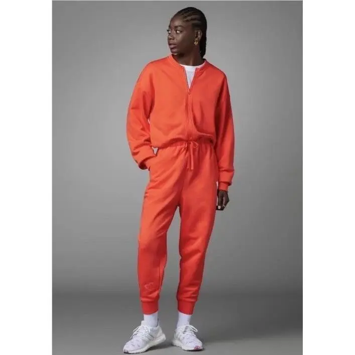 Valentine’s Day Bright Red Jumpsuit Heart IL6033 Women’s Size Small by Adidas