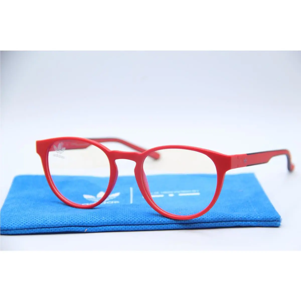 Adidas AOR028O.053.000 Matte Red Blk Eyeglasses W/case 50-20