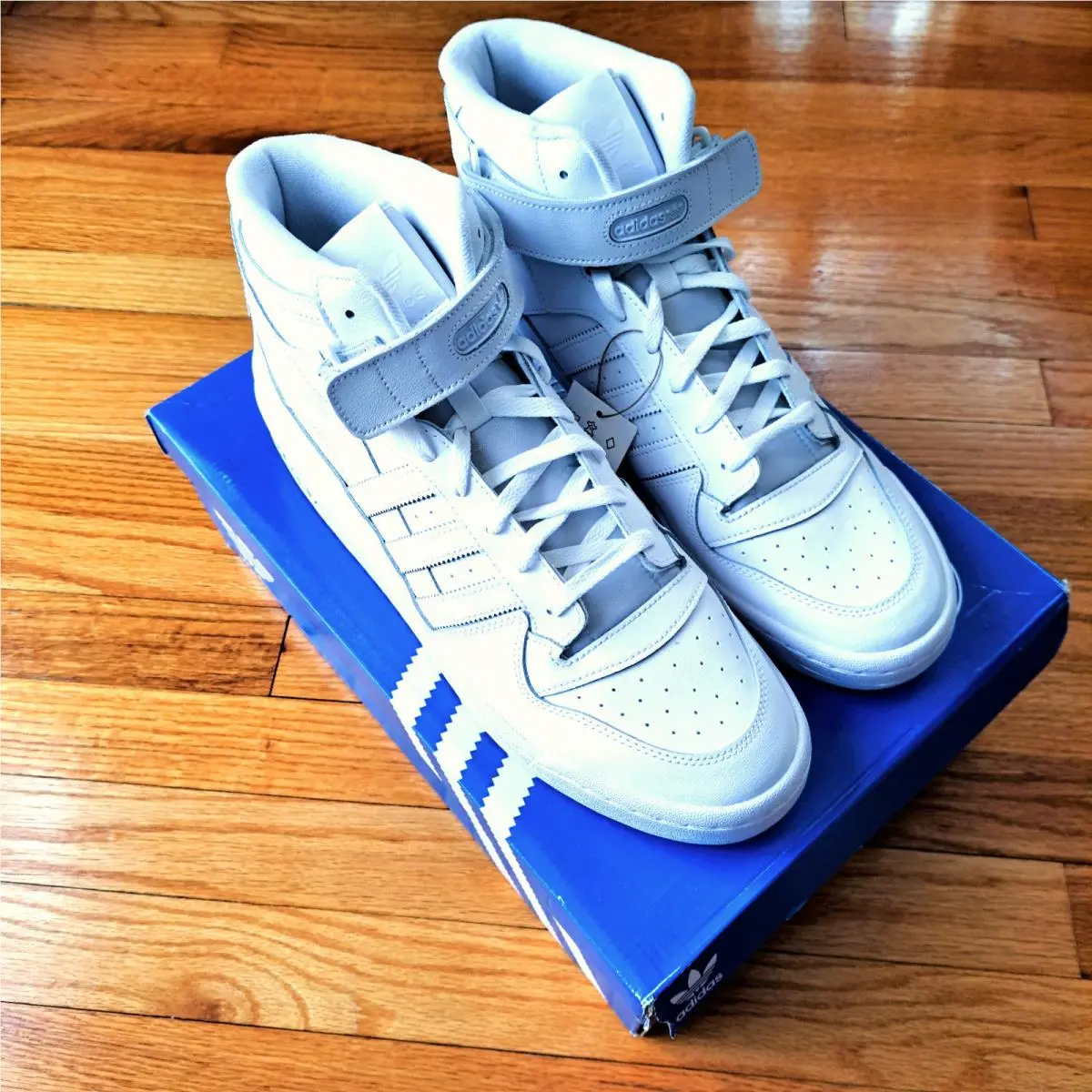 Adidas Forum Mid Triple White Men’s 14 Classic Retro Basketball Sneakers FY4975