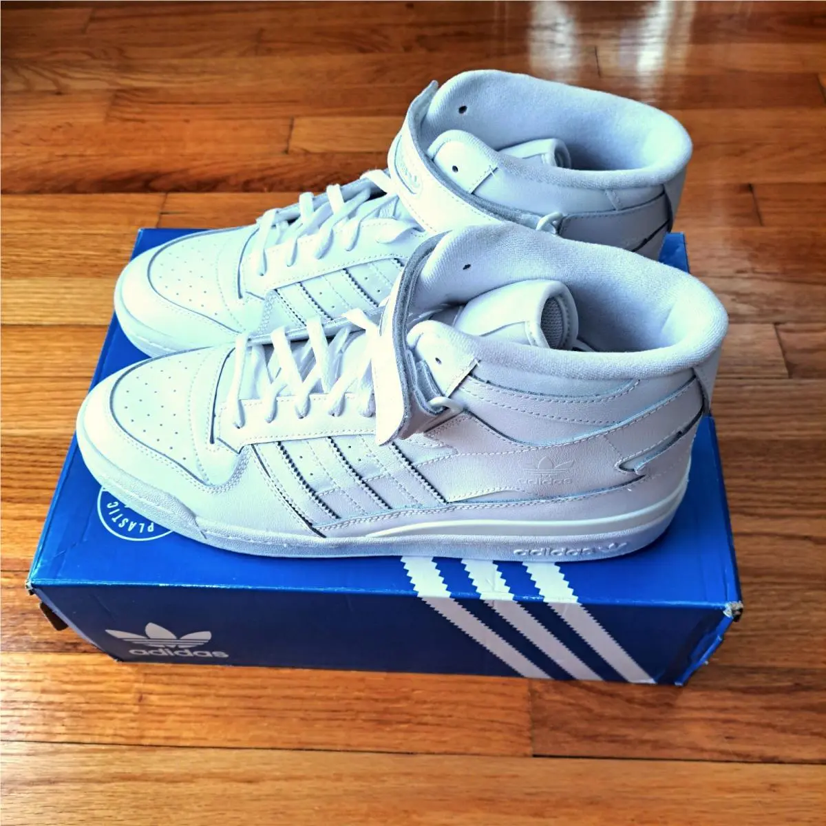 Adidas shoes - adidas Forum Mid - Forum Mid - FY4975 - White 9