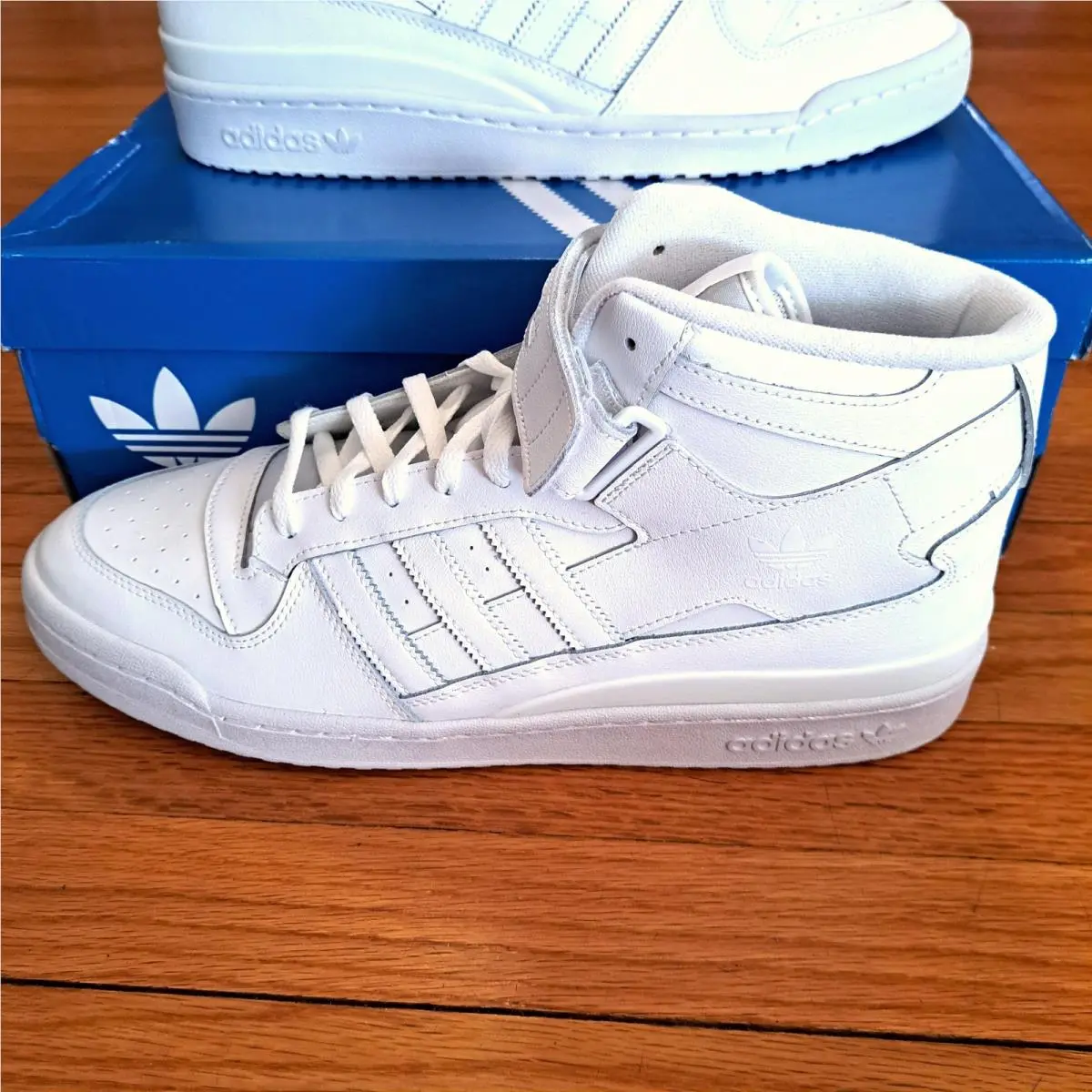 Adidas shoes - adidas Forum Mid - Forum Mid - FY4975 - White 4